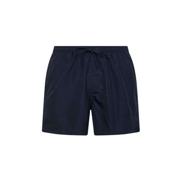 Tagliatore Men Navy Blue Nylon Swim Shorts